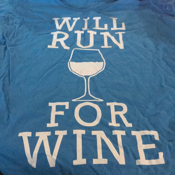 Will Run for Wine short sleeve shirt - Picture 1 of 1